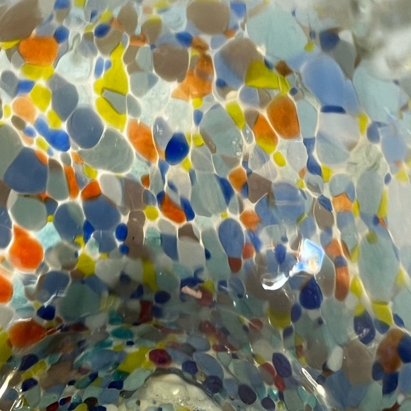 Mexican hand blown glass pitcher. Very Beautiful piece. 64oz - Picture 4 of 14